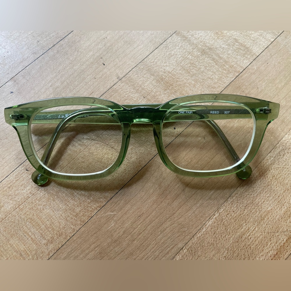 Vintage LA Eyeworks green glasses